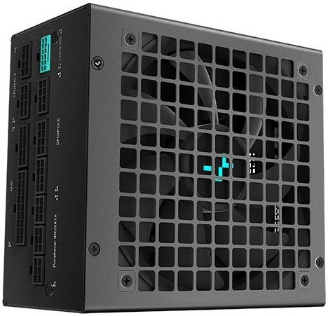 Deepcool PX850G ATX Power Supply, ATX12V V3.0 Type, 850 Watts, 80 Plus Gold, Active PFC + Half Bridge SRC LLC + DC to DC, 135mm Fan Size, FDB Fan Bearing, Black | R-PX850G-FC0B-UK