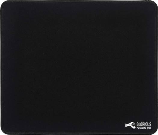 Glorious G-L Extended Gaming Mouse Pad/Mat, Long Black Cloth, Mousepad, Stitched Edges, 11x13 | G-L