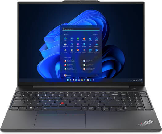 Lenovo ThinkPad E16 Gen 1 Laptop, 16" WUXGA IPS Display, Intel Core i5-1335U, 8GB RAM, 512GB SSD, Intel Iris Xe Graphics, English Keyboard, FreeDOS, Graphite Black | 21JN008VUE