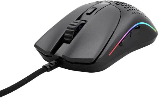Glorious Model O2 Wired RGB Gaming Mouse, Ultralight 59-gram Weight, 26,000 DPI BAMF 2.0 Sensor, Crisp Switches Rated for 80M Clicks, RGB Lighting, G-Skates Mouse Feet, Black | GLO-MS-OV2-MB